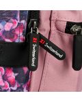 Školski ruksak s cvjetnim motivima Zizito - Zi, ružičasti - 6t