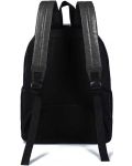 Školski ruksak S. Cool Super Pack - Metallic Black, s 1 pretincem - 3t