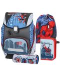 Školski set Play Spider-Man - Ruksak, sportska torba i 2 pernice - 1t