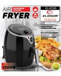 Aparat za zdravu prehranu Elekom - 20126, Air Fryer, 1200 W, 2.6l, crni - 7t