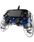 Kontroler Nacon za PS4 - Wired Illuminated, crystal blue - 5t
