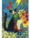 Puzzle Heye od 1000 dijelova - Krevet u cvijeća, Rosina Wachtmeister - 2t