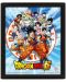 3D poster s okvirom Pyramid Animation: Dragon Ball Super - Goku and the Z Fighters - 1t