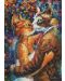 Puzzle Art Puzzle od 1000 dijelova - Ples zaljubljenih mačaka, Leonid Afremov - 2t