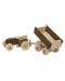 Drvena igračka Goki Nature – Traktor s prikolicom - 2t