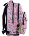 Školski ruksak BackUP L25 - Flowers, sa 3 pretinca + poklon - 3t