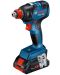 Akumulatorski udarni ključ Bosch - Professional GDX 18V-200, L-BOXX 136 - 2t