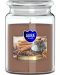 Mirisna svijeća u teglici Bispol Aura - Cinnamon-Cloves, 500 g - 1t