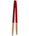 Hvataljka od bambusa Pebbly - 24 cm, crvena - 2t
