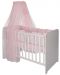 Baldahin za dječji krevet Lorelli - Color Pom Pom, 480 x 160 cm, ružičasti - 1t