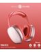Bežične slušalice s mikrofonom Cellularline - MS Maxi 2, crvene - 3t
