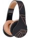 Bežične slušalice PowerLocus - P1, crno/smeđe - 4t