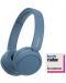 Bežične slušalice s mikrofonom Sony - WH-CH520, plave - 1t