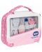 Dječji higijenski pribor s toaletnom torbicom Wee Baby - ružičasti - 2t