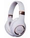Bežične slušalice PowerLocus - P4 Plus, bijelo/ružičaste - 1t