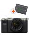 Fotoaparat bez zrcala Sony - Alpha 7C, FE 28-60mm, Silver + baterija Sony NP- FZ100 - 1t