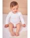 Bodi za bebe Bio Baby - Organski pamuk, 74 cm, 6-9 mjeseci, ecru - 4t