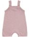 Dječji kombinezon Lassig - Cozy Knit Wear, 50-56 cm, 0-2 mjeseca, rozi - 2t