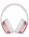 Bežične slušalice s mikrofonom PowerLocus - P7 Upgrade, ružičasto/bijele - 3t