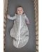 Vreća za spavanje za bebe Meyco Baby - Tog 0.5, 86 cm, Grey Stripes - 3t