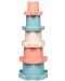 Igračka za bebu NIP Play Green - Stacking Cups, 5 komada - 1t