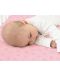 Plahte za dječji krevetić KeaBabies - 2 komada, organski pamuk, 60 х 120 cm, ružičasto/bijele Abc - 3t