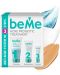 beMe Set - Gel za čišćenje, hidratantna krema i korektor, 150 + 50 + 15 ml - 2t