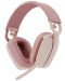 Bežične slušalice s mikrofonom Logitech - Zone Vibe 100, ružičaste - 1t