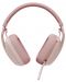 Bežične slušalice s mikrofonom Logitech - Zone Vibe 100, ružičaste - 5t