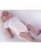 Bodi Bio Baby - organski pamuk, 50 cm, 0-1 mjesec, sa smeđim printom - 3t