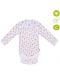 Bodi Bio Baby - organski pamuk, 62 cm, 3-4 mjeseca, bijelo-bež - 2t