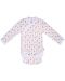 Bodi Bio Baby - organski pamuk, 74 cm, 6-9 mjeseci, bež-bijeli - 1t