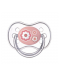 Silikonska duda varalica Canpol Newborn Baby, u obliku trešnje, 6-18 mjeseci, ružičasti - 1t