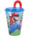 Čaša sa slamkom Stor - Super Mario, 430 ml - 1t