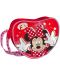 Torba za rame Coriex Minnie Mouse - U obliku srca, s jednim pretincem - 1t
