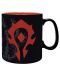Šalica ABYstyle Games: World of Warcraft - Horde logo, 460 ml - 1t