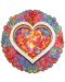 Drvena slagalica Unidragon od 200 dijelova - Mandala Svjesna ljubav (veličina M) - 4t