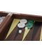 Drveni backgammon s bočnim pretincima Modiano, s žetonima - 3t