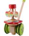 Drvena igračka za guranje HaPe International – Plešući leptir, drvena - 4t