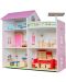 Drvena kućica za lutke Smart Baby - S namještajem - 1t