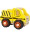 Drvena igračka Small Foot - Kamion, žuti - 1t