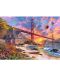 Drvena slagalica Trefl od 1000 dijelova - Prekrasan zalazak sunca - 2t