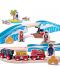 Drveni igralni set Bigjigs Rail – Piratski vlak i tračnice - 2t