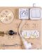 Drvena zabavna Montessori elektronička ploča Moni Toys - 2t