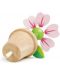Drveni set za igru Tender Leaf Toys - Cvijet u saksiji - 3t
