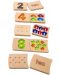 Drvena igračka PlanToys - Domino brojevi - 2t