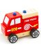 Drvena igračka za nizanje Viga - Vatrogasni kamion - 3t
