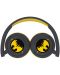 Dječje slušalice OTL Technologies - Batman Gotham City, bežične, crno/žute - 4t