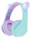 Dječje slušalice PowerLocus - P2, Ears, bežične, zeleno/ljubičaste - 1t