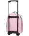 Dječji ruksak na kotačima Pippi - Pipi i omiljeni konj, ružičasti - 2t